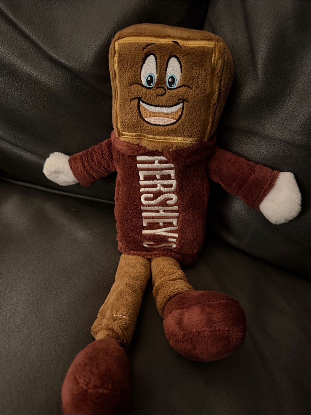 Hershey's Chocolate Bar Plush Toy - Brown vintage collectible chocolate factory